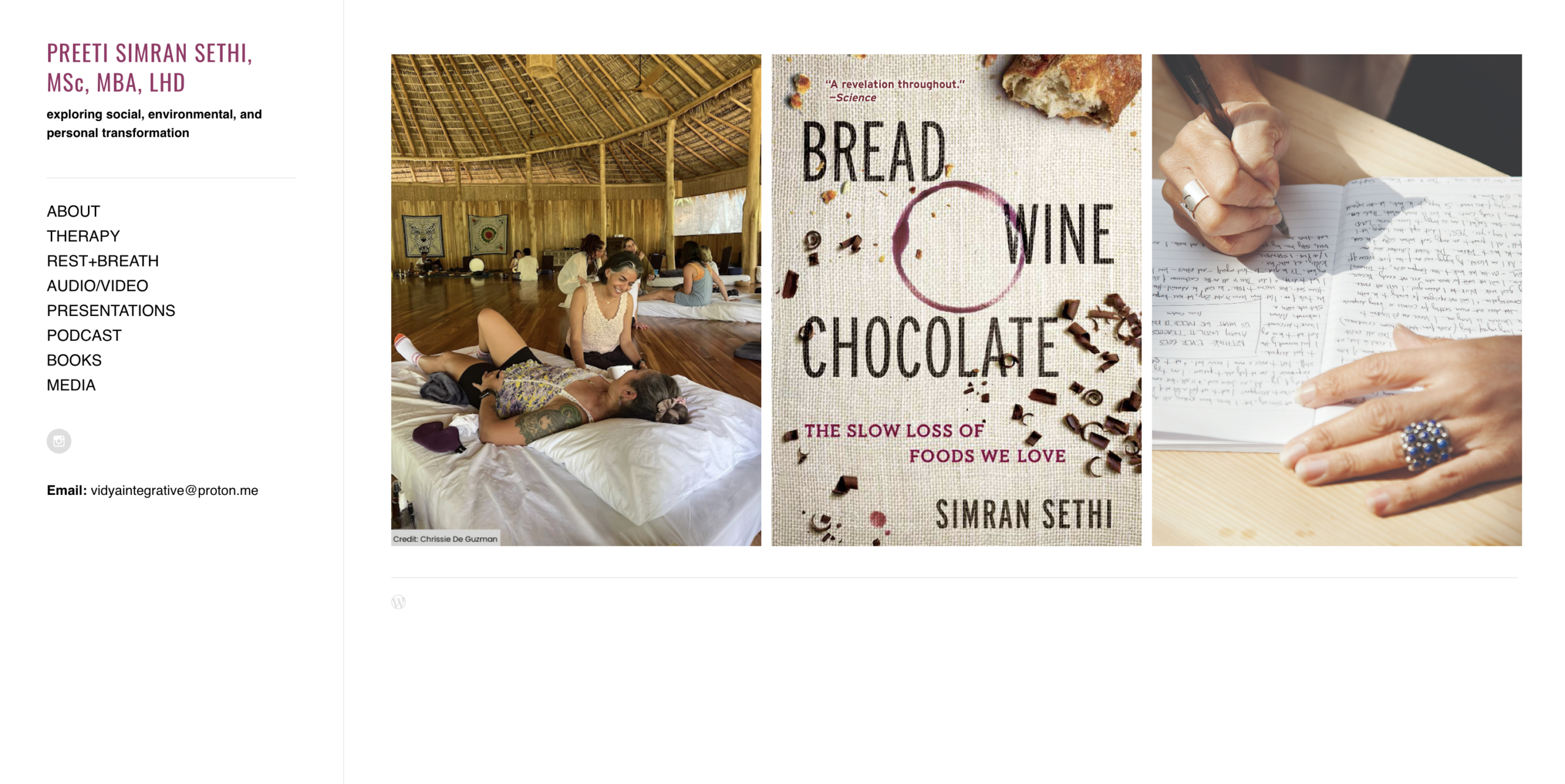 Preeti Simran Sethi website