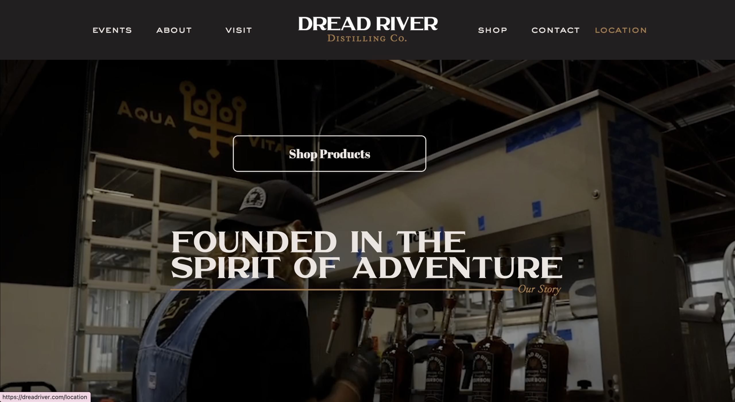 Dread River website