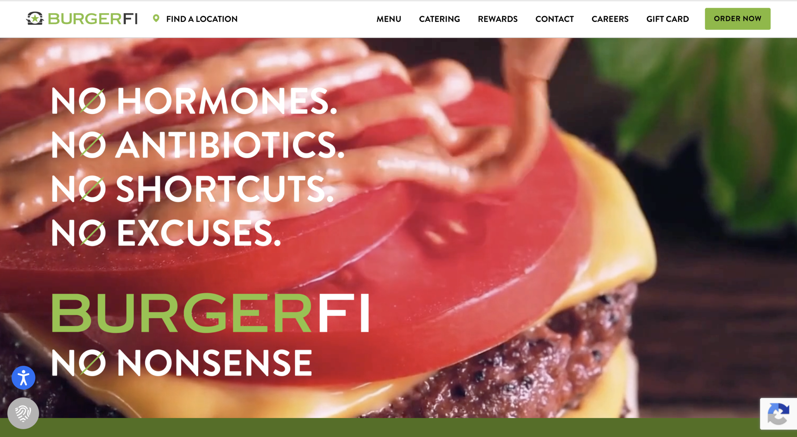 BurgerFi website