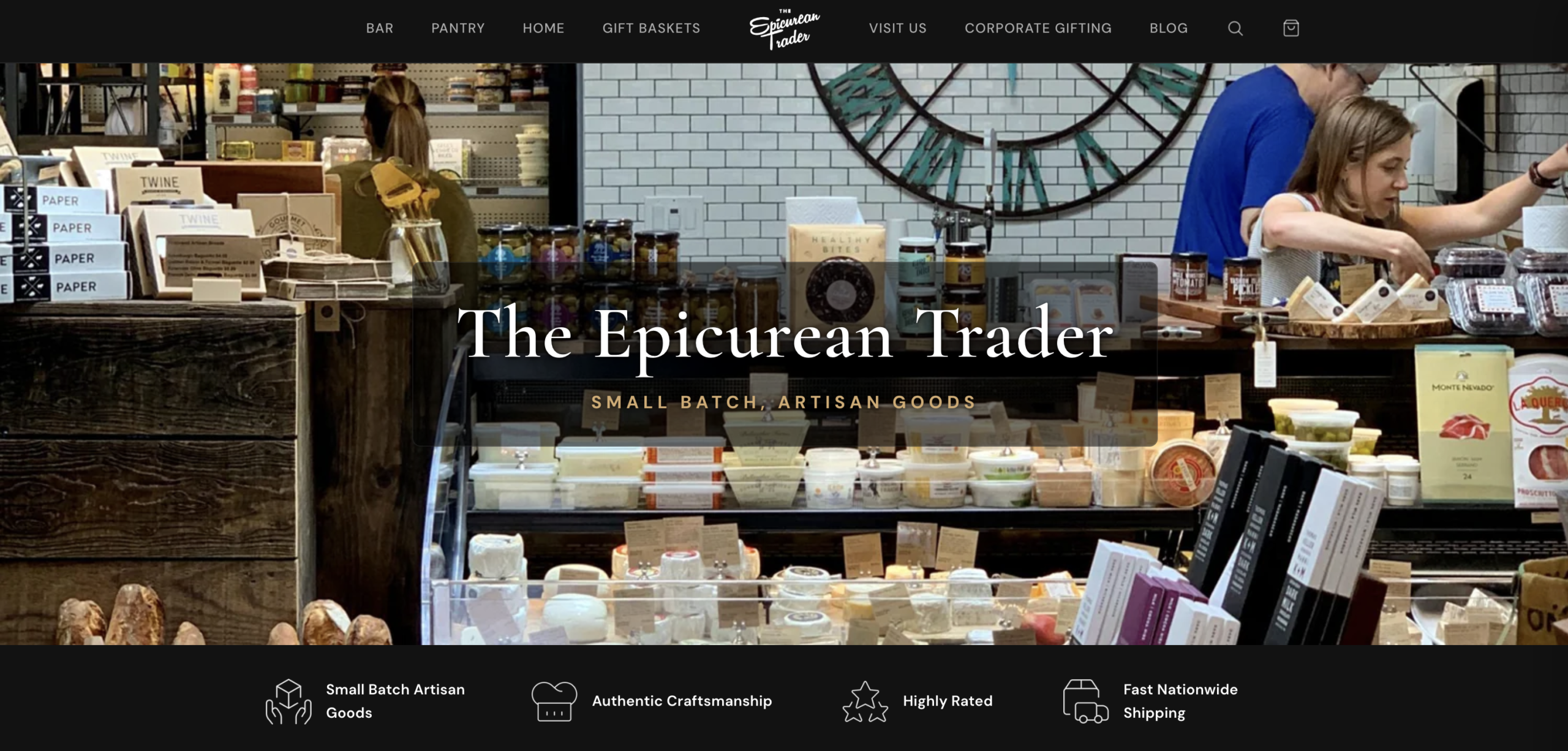 The Epicurean Trader website